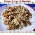 Vegetarisch: Bratreis mit Steinpilzen