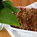 Herbstbote: Zwetschen Crumble mit warmen[...]