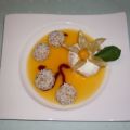 Komposition aus Mandarinen und Physalis mit[...]