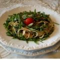 Spagetti mit Sardinen und Rucola