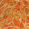 Spaghetti mit Möhren-Bolognese