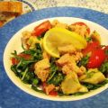 Rucolasalat mit Artischocken und Thunfisch ...