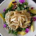 Karamellisierter Spargel im Parmesan-Nest mit[...]