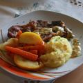 Koteletts mit Kartoffel-Apfel-Püree
