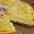Kipferl-Käsekuchen mit Apfel-Birnenkompott &[...]
