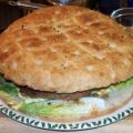 Burger als Torte