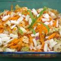 Karotten-Trevisio-Salat mit Ziegenkäse