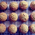 Fluffige Karottenmuffins.