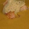 Rondinicremesuppe mit Garnelen und[...]