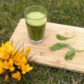 Smoothie mit Rucola, Ananas und Orange