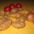 Seeteufel im Kartoffel-Tomaten-Bett
