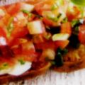 Bruschetta 4 x anders - 3. Klassisch mit Tomate