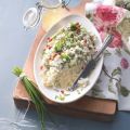 Käsepâté mit Staudensellerie