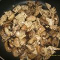 Gebratener Tofu mit Champignons