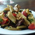 Yummy italienischer Nudelsalat mit Putenstreifen