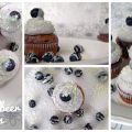 Mini Heidelbeer Cupcakes
