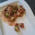Rosenkohl mit Maronen und Kassler, überbacken
