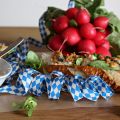 Weißwurst-Laugen-Hotdog