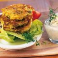 Zucchini-Oliven-Plätzchen
