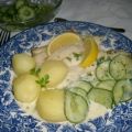 Rotbarsch mit Kräutersoße