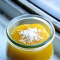 Kokosmilchreis mit Mango-Püree