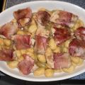 Puten-Saltimbocca mit Gnocchi und Gurken