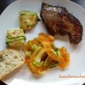 Rindersteak mit Zucchini-Variationen