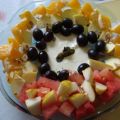 Obstsalat mit Joghurtcreme