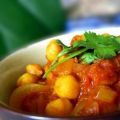 Indische Kichererbsen mit Curry (Cholay)