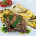 Lammkoteletts mit Spargel aus der Alufolie und[...]