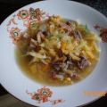 Suppe: Steckrübensuppe mit Suppenfleisch vom[...]