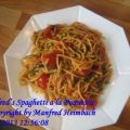 Nudeln – Manfred’s Spaghetti a’la Puttanesca