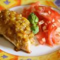 Hühnerbrust mit Curry-Ananas-Glasur