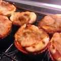 Gefüllte Pizza-Muffins