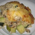 Zucchini-Reis-Gratin