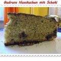 Kuchen: Nusskuchen mit Schoki