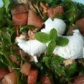 Wassermelonensalat mit Büffelmozzarella