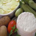 Boureki - Zucchini-Kartoffel-Käse-Auflauf