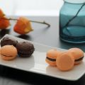 Macarons à chocolat orange