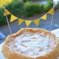 Zitronencreme-Torte mit Baiserhaube