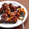 Chicken Wings mit Mandel-Safran-Dip