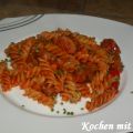 Fusilli mit Wurst