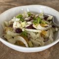 Salat mit Fenchel, Orangen und Cranberries