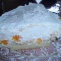 Schnelle Käse Sahne Torte mit Mandarinen