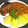 Ochsenbacke mit Kräutercremefüllung