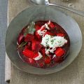 Rote-Bete-Eintopf mit Meerrettichcreme