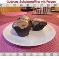 Muffins: Schokomuffins mit Feigen