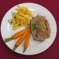 Gefüllter Kalbsbraten mit Toskana-Kartoffeln