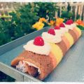 Streifenroulade mit Himbeersahne aka Neapolitan[...]