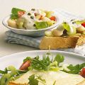 Bohnensalat mit Sellerie und Tunfischsauce